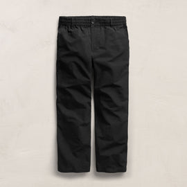 Italian Heavy Poplin Trouser in Black | James Perse Los Angeles