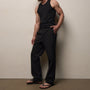 Italian Heavy Poplin Trouser in Black | James Perse Los Angeles