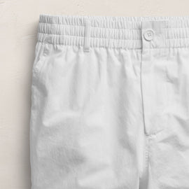 Italian Heavy Poplin Trouser in White | James Perse Los Angeles