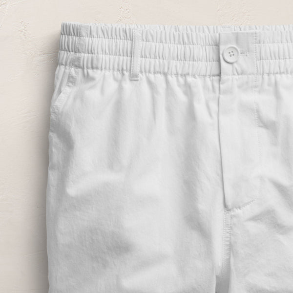 Italian Heavy Poplin Trouser in White | James Perse Los Angeles