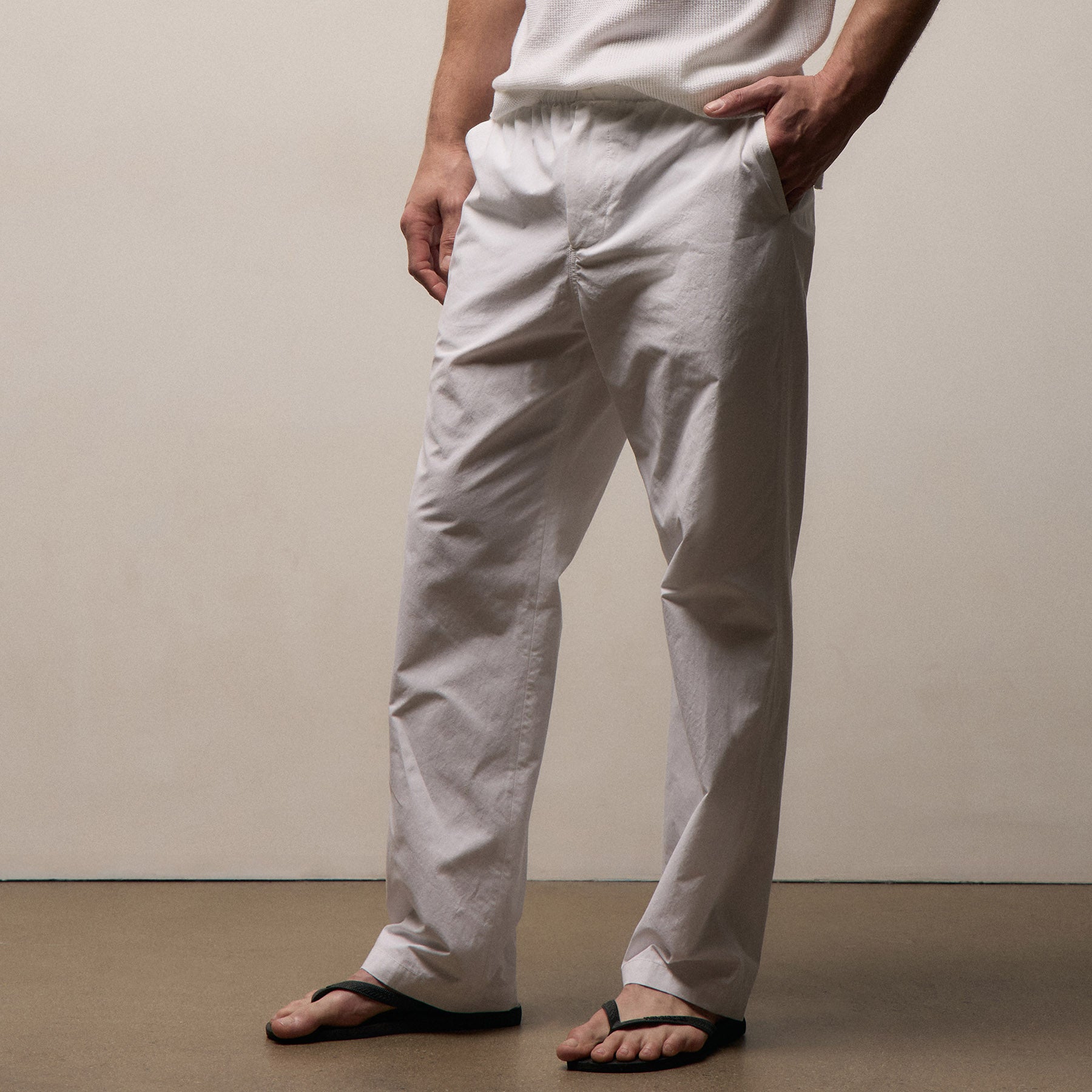 Italian Heavy Poplin Trouser from James Perse - $495