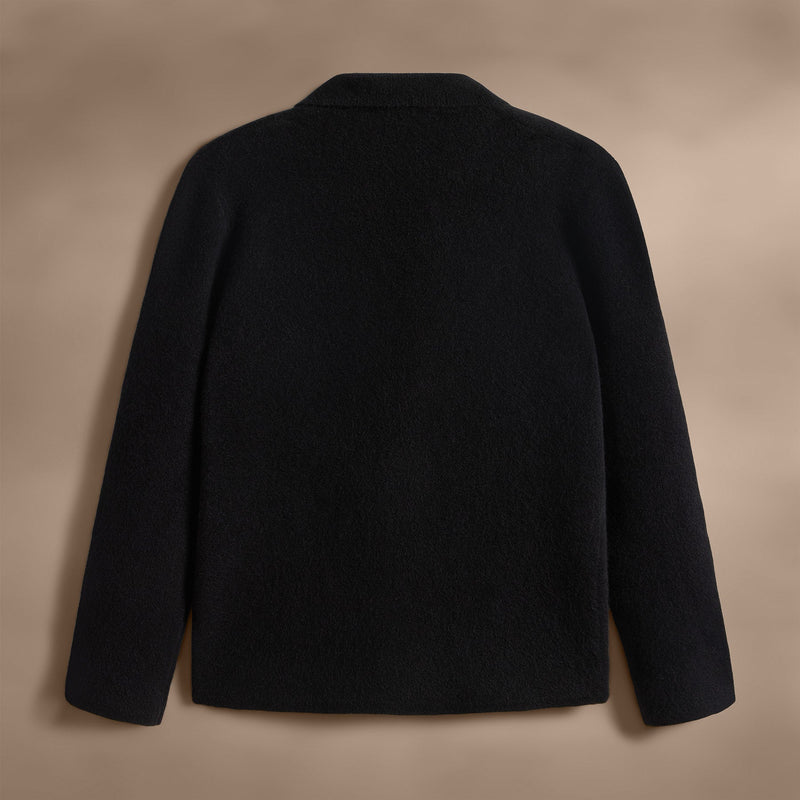 Sweater Knit Blazer in Black | James Perse Los Angeles