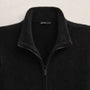 Wool Alpaca Stretch Zip Front in Black | James Perse Los Angeles FLAT