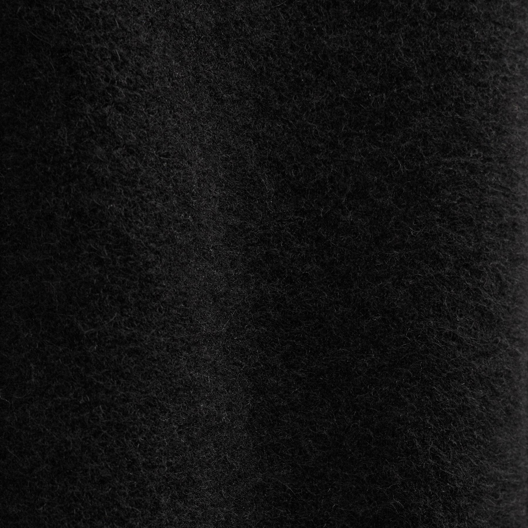 Wool Alpaca Stretch Zip Front in Black | James Perse Los Angeles FLAT