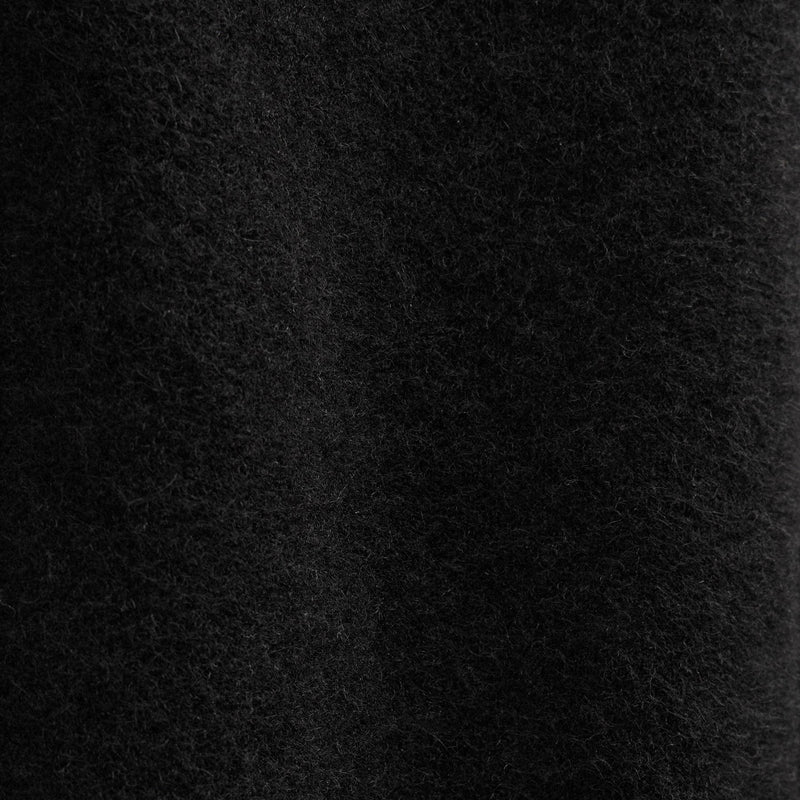 Wool Alpaca Stretch Zip Front in Black | James Perse Los Angeles FLAT