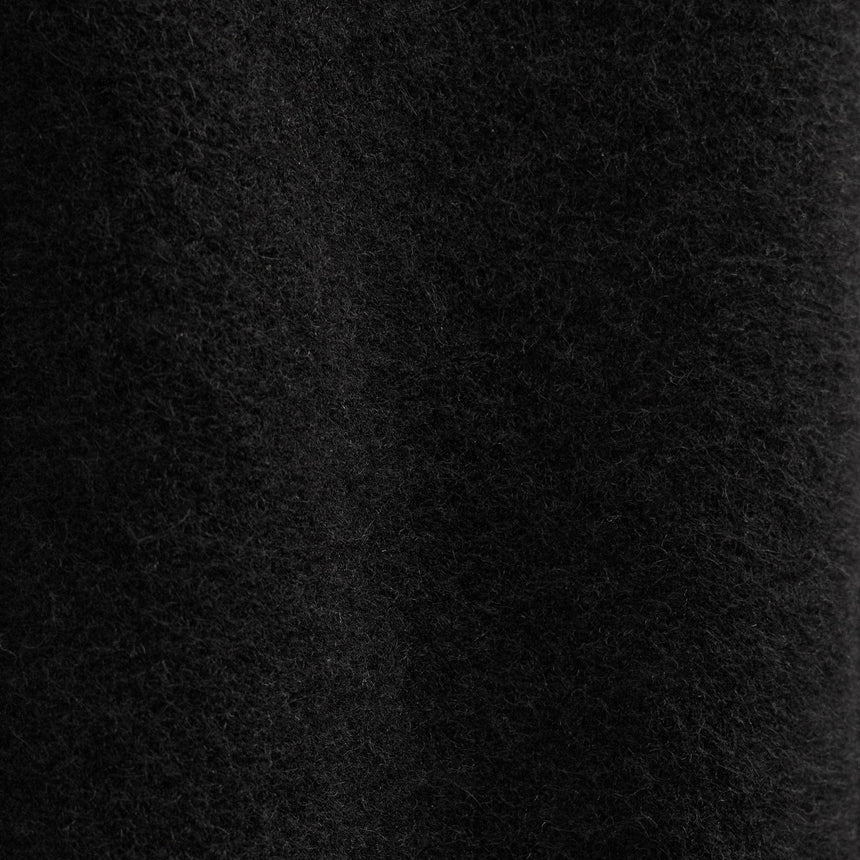 Wool Alpaca Stretch Zip Front in Black | James Perse Los Angeles FLAT