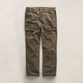 Cotton Cashmere Utility Pant In Army Green Pigment | James Perse Los Angeles