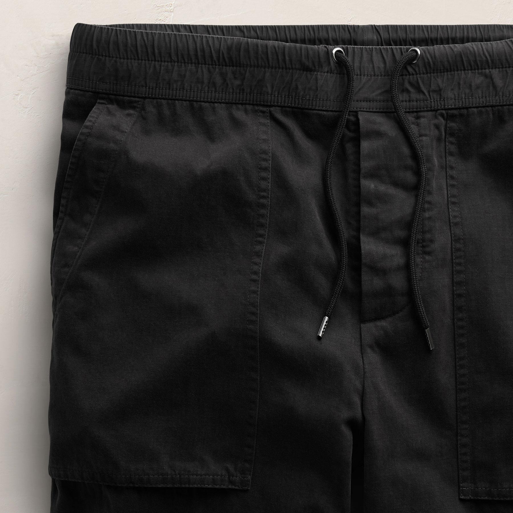 Cotton Cashmere Utility Pant In Black | James Perse Los Angeles