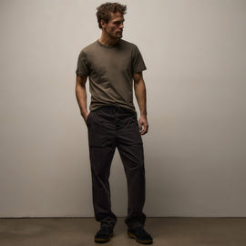 Cotton Cashmere Utility Pant in Black | James Perse Los Angeles
