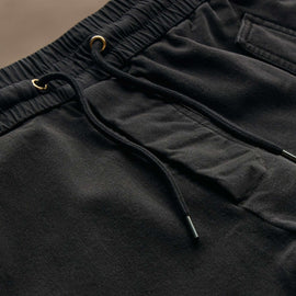 Woven Terry Cargo Pant in Black | James Perse Los Angeles