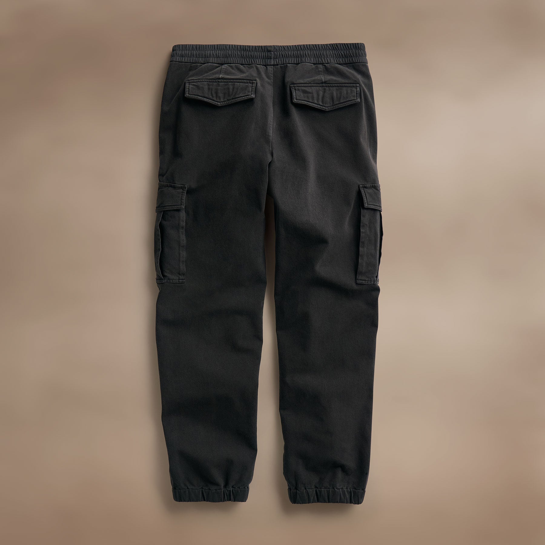 Woven Terry Cargo Pant in Black | James Perse Los Angeles