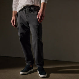 Woven Terry Cargo Pant  in Magma Pigment | James Perse Los Angeles