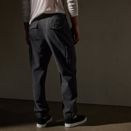Woven Terry Cargo Pant  in Magma Pigment | James Perse Los Angeles