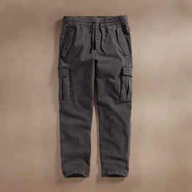 Woven Terry Cargo Pant  in Magma Pigment | James Perse Los Angeles