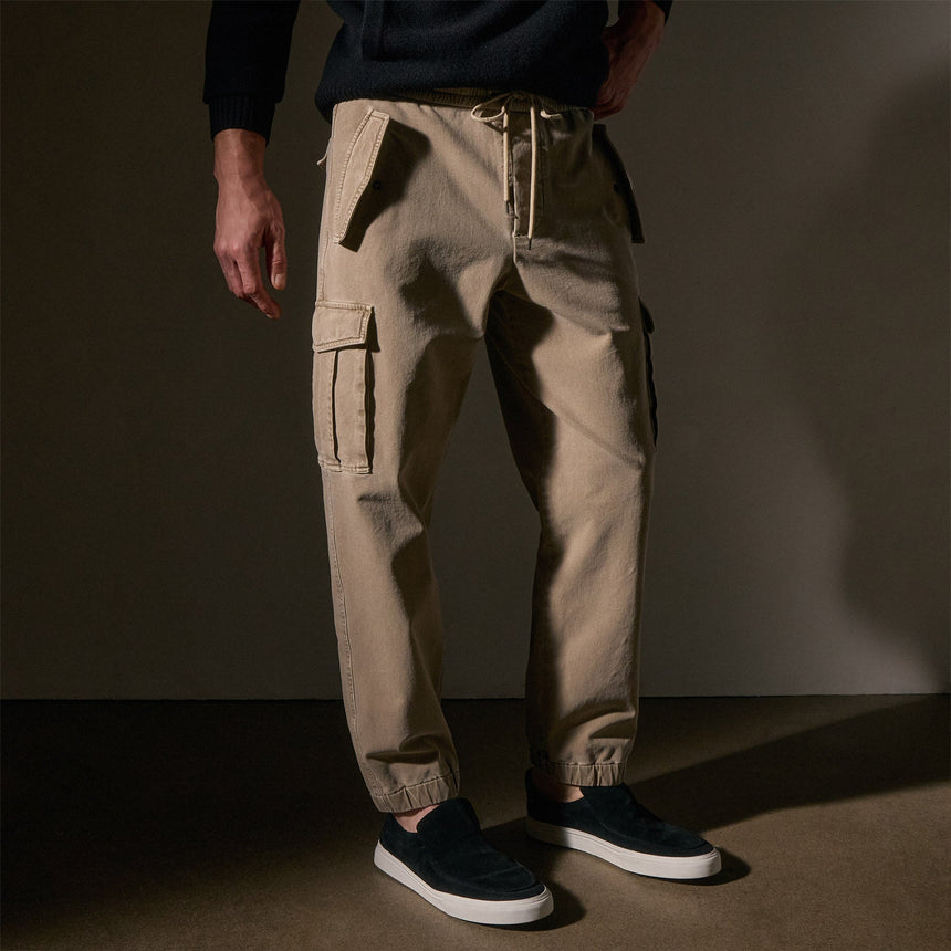 Woven Terry Cargo Pant in Overcast Pigment | James Perse Los Angeles