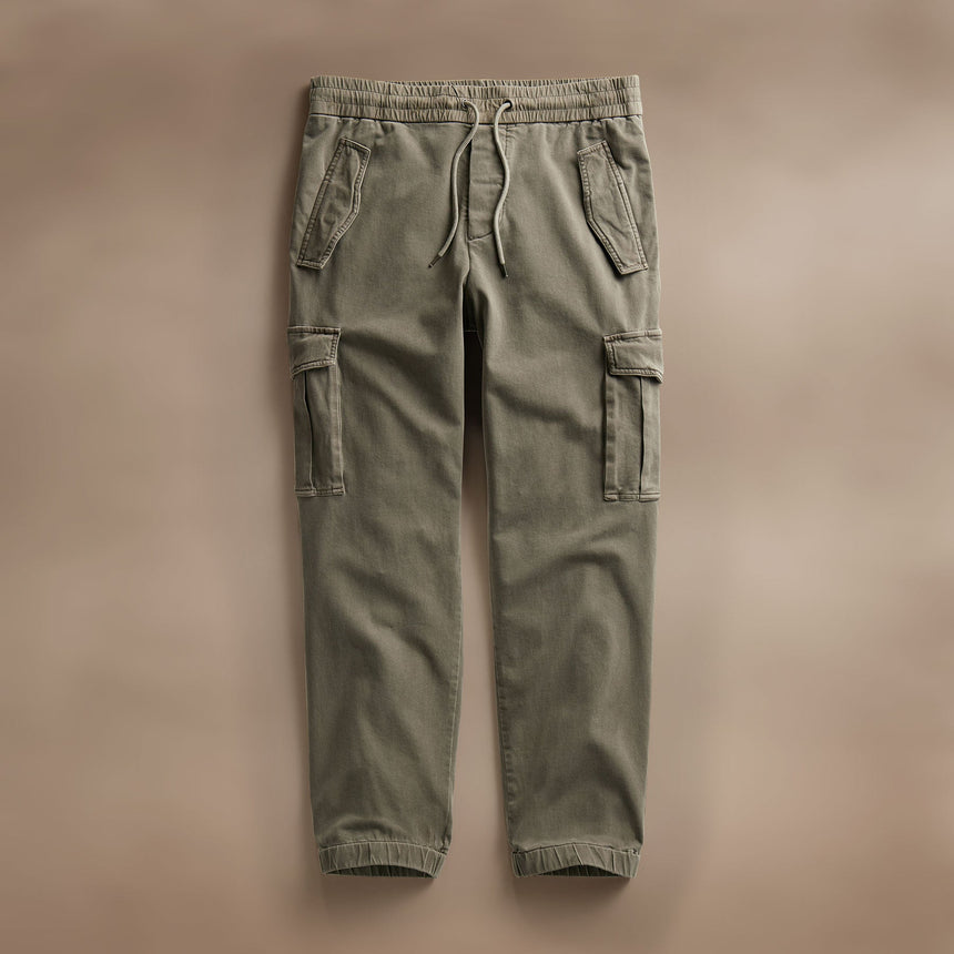 Woven Terry Cargo Pant  in Peet Pigment | James Perse Los Angeles