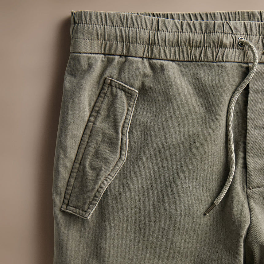 Woven Terry Cargo Pant  in Peet Pigment | James Perse Los Angeles