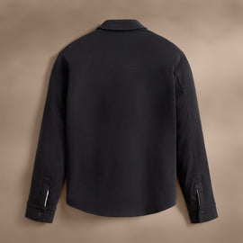 Woven Cotton Terry Shirt Jacket in Magma | James Perse Los Angeles