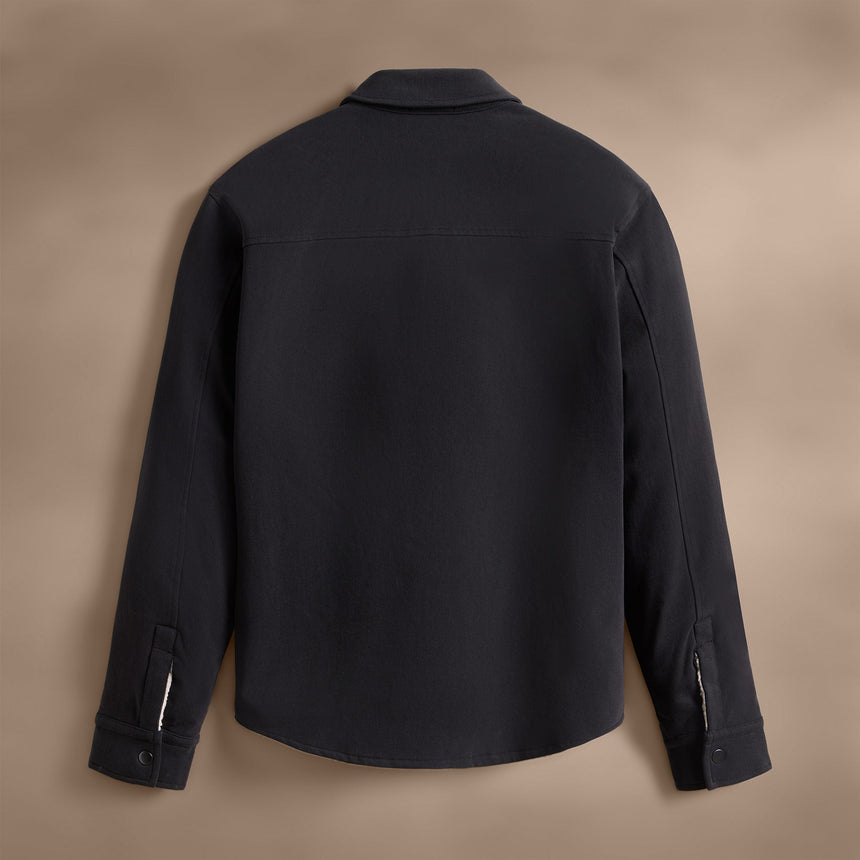 Woven Cotton Terry Shirt Jacket in Magma | James Perse Los Angeles