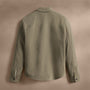 Sherpa Lined Woven Shirt Jacket in Peet | James Perse Los Angeles