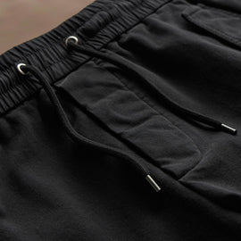 Woven Cotton Terry Cargo Short in Black | James Perse Los Angeles