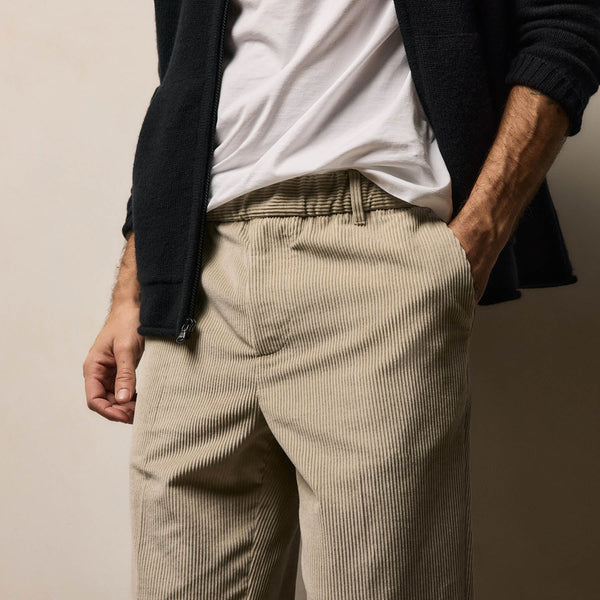 Corduroy Pant in Stone | James Perse Los Angeles