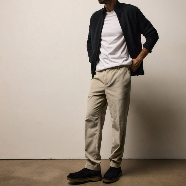 Corduroy Pant in Stone | James Perse Los Angeles