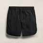 Curved Hem Board Short in Black/Black | James Perse Los Angeles