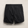 Curved Hem Board Short in Black/Black | James Perse Los Angeles