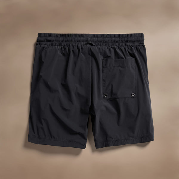 Split Hem Boardshort in Black | James Perse Los Angeles