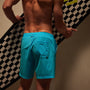 Split Hem Board Short in Blue Lagoon | James Perse Los Angeles