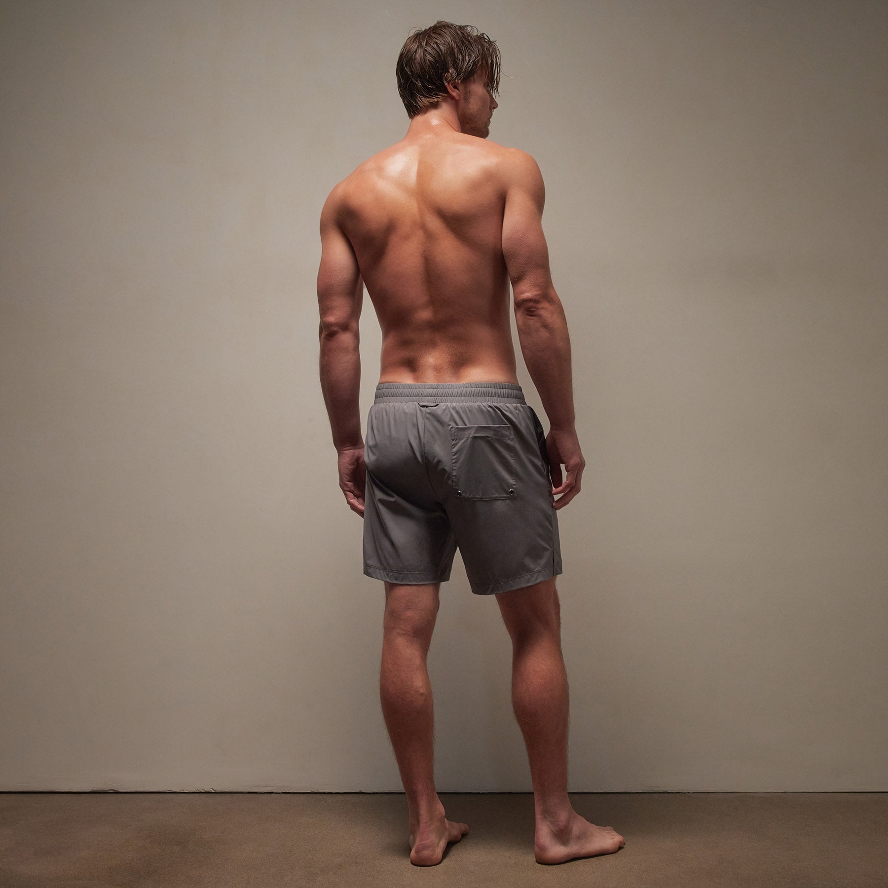 Split Hem Board Short in Dusk | James Perse Los Angeles