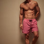 Split Hem Boardshort in Intense Pink | James Perse Los Angeles