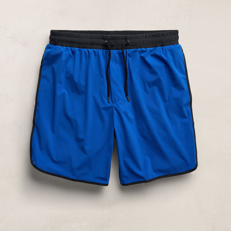 Retro Boardshort in Baltic Blue/Magma | James Perse Los Angeles