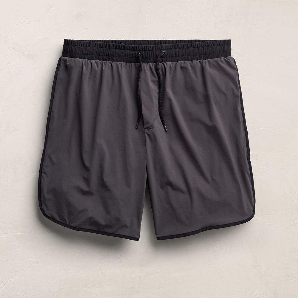 Retro Boardshort in Carbon/Black | James Perse Los Angeles
