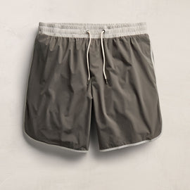 Retro Boardshort in Granite/Salt | James Perse Los Angeles