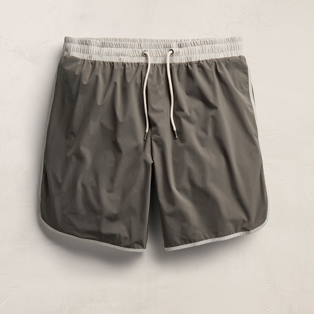 Retro Boardshort in Granite/Salt | James Perse Los Angeles