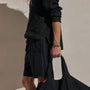 Contrast Piped Boardshort in Black/Carbon | James Perse Los Angeles
