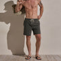 Contrast Piped Boardshort in Granite/Ivory | James Perse Los Angeles
