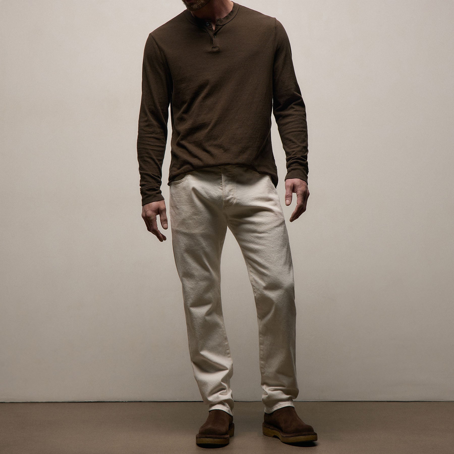 Classic Fit 5 Pocket Denim in Coastal Cloud | James Perse Los Angeles