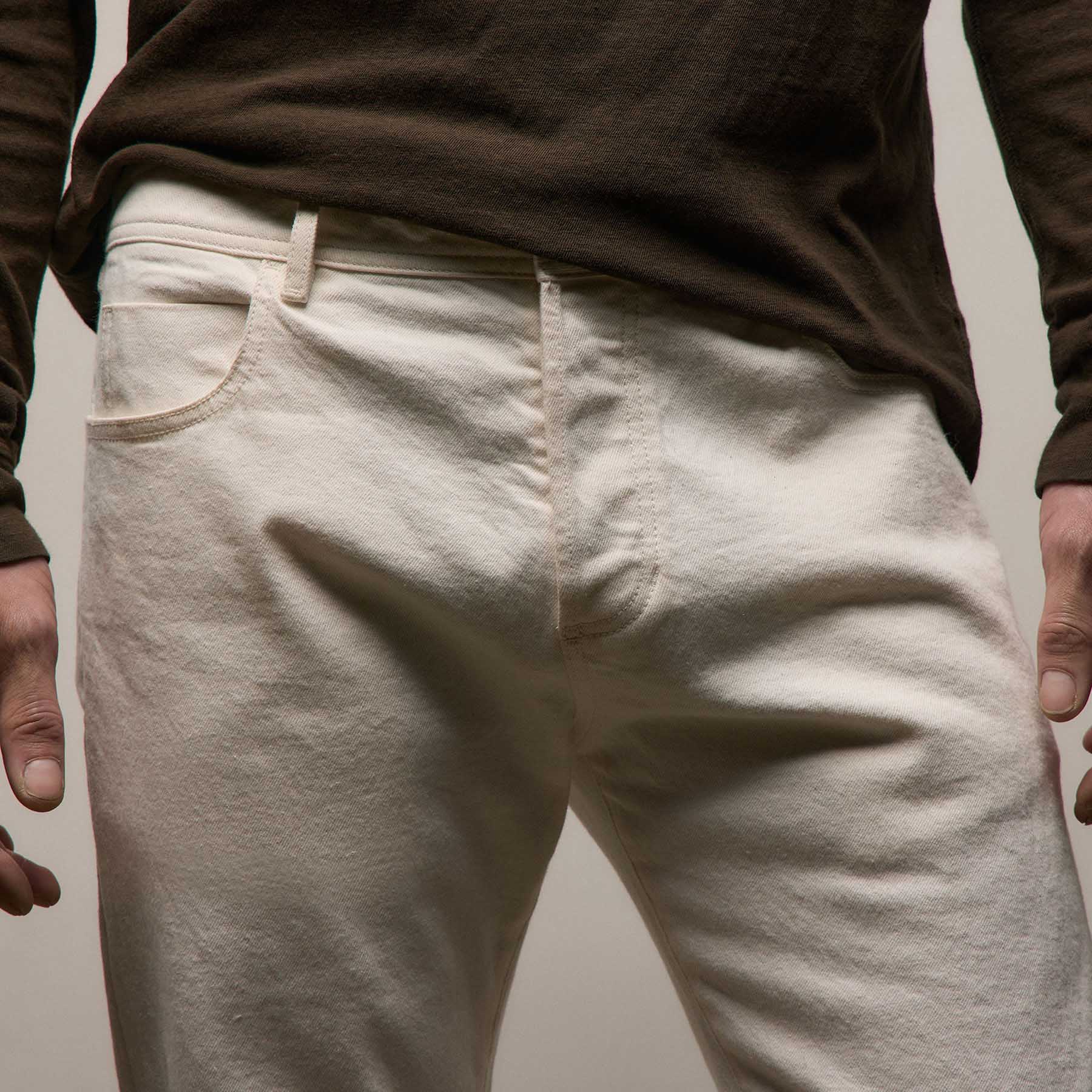 Classic Fit 5 Pocket Denim in Coastal Cloud | James Perse Los Angeles