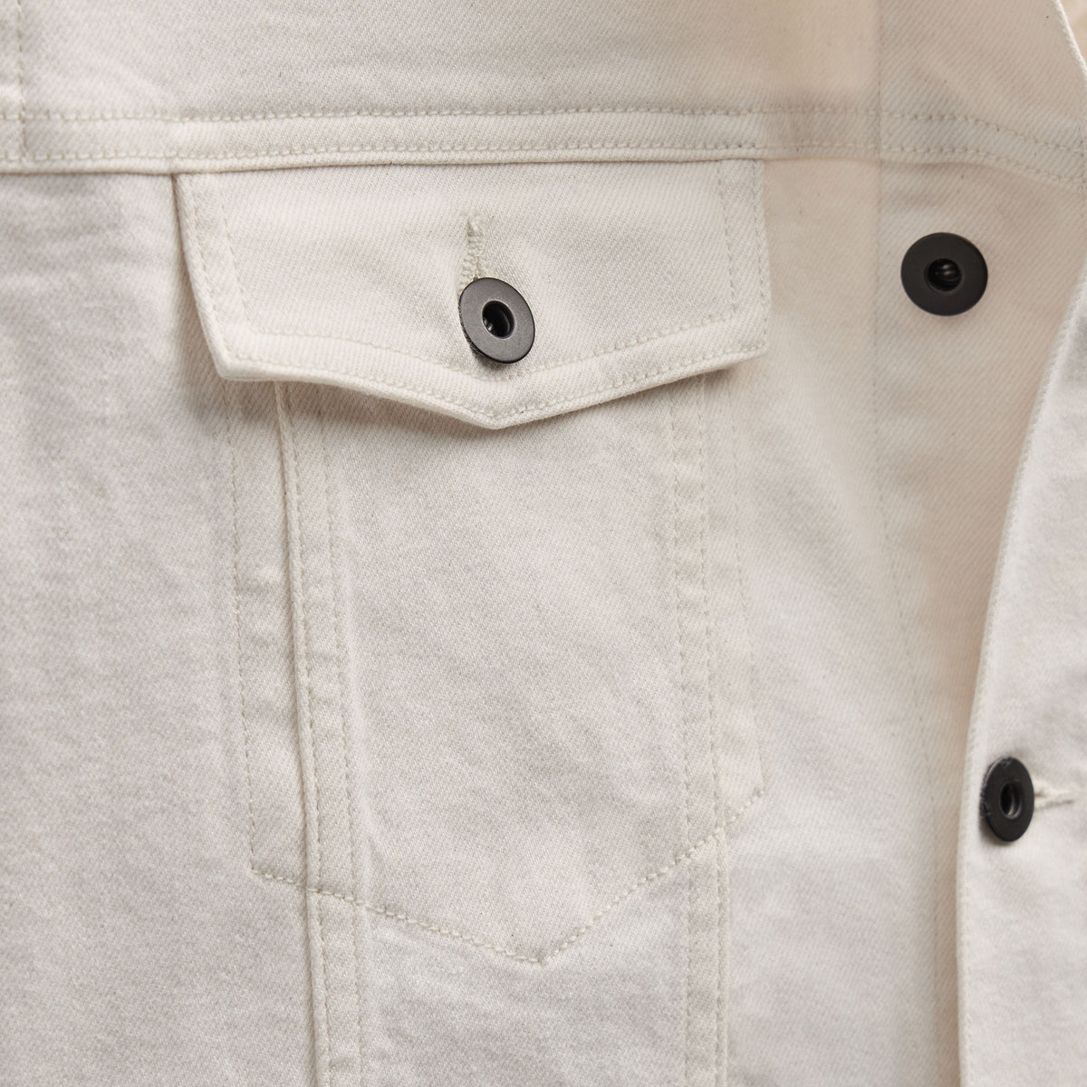 Denim Jacket in Natural | James Perse Los Angeles