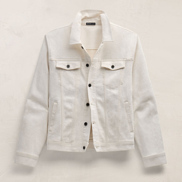 Denim Jacket in Natural | James Perse Los Angeles