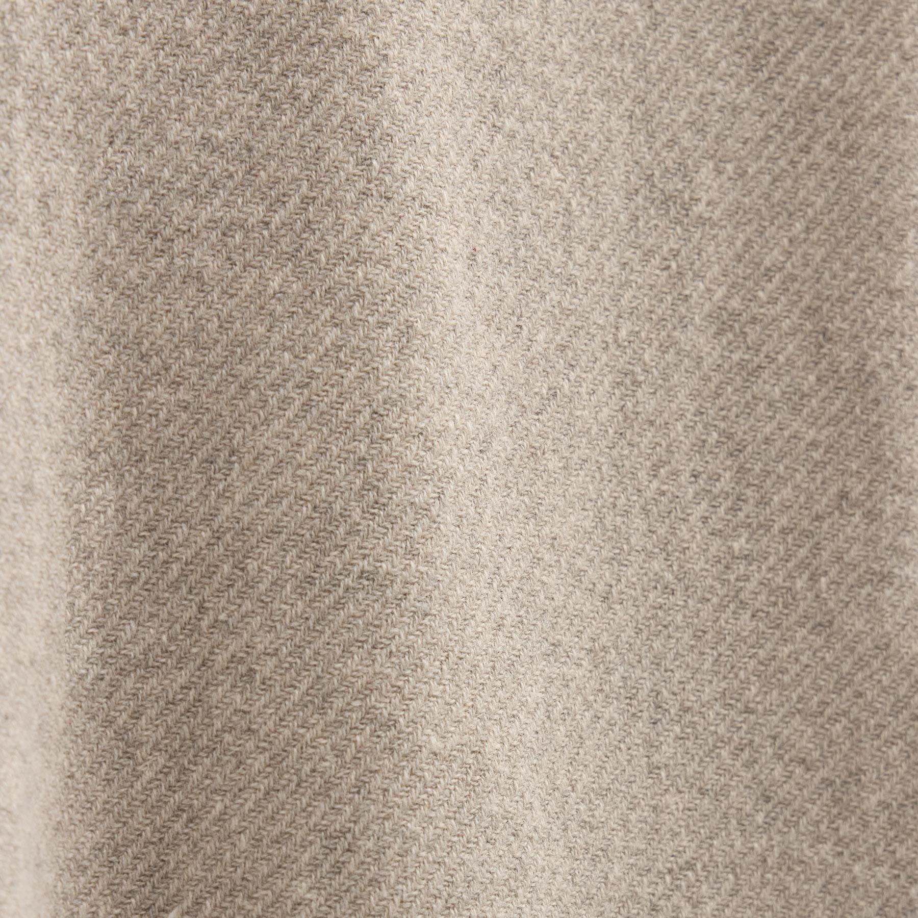 Wool Cashmere Twill Shirt in Flax | James Perse Los Angeles FLAT