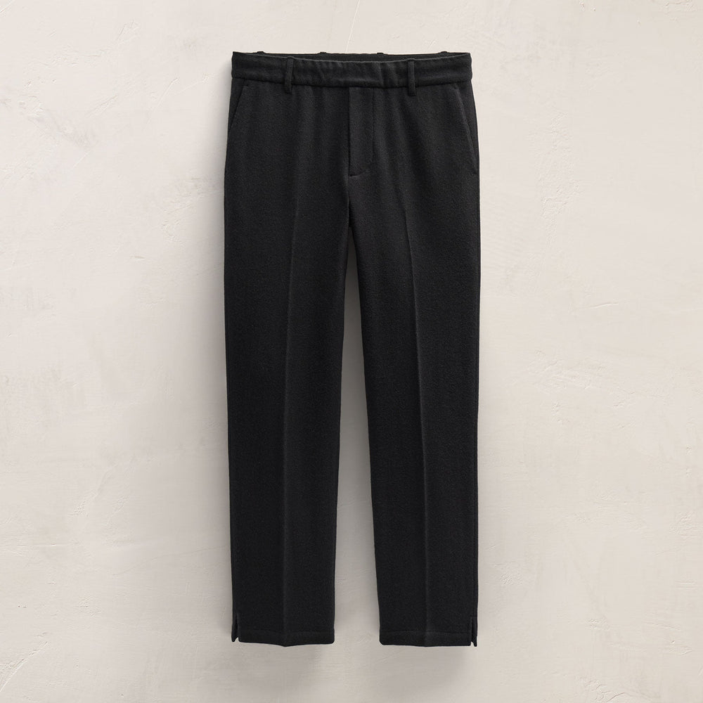 Wool Cashmere Flannel Pant in Black | James Perse Los Angeles FLAT