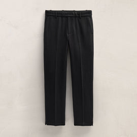 Wool Cashmere Flannel Pant in Black | James Perse Los Angeles FLAT