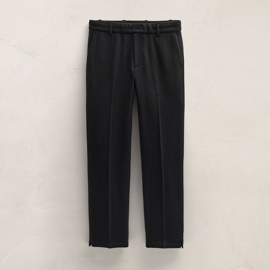 Wool Cashmere Flannel Pant in Black | James Perse Los Angeles FLAT