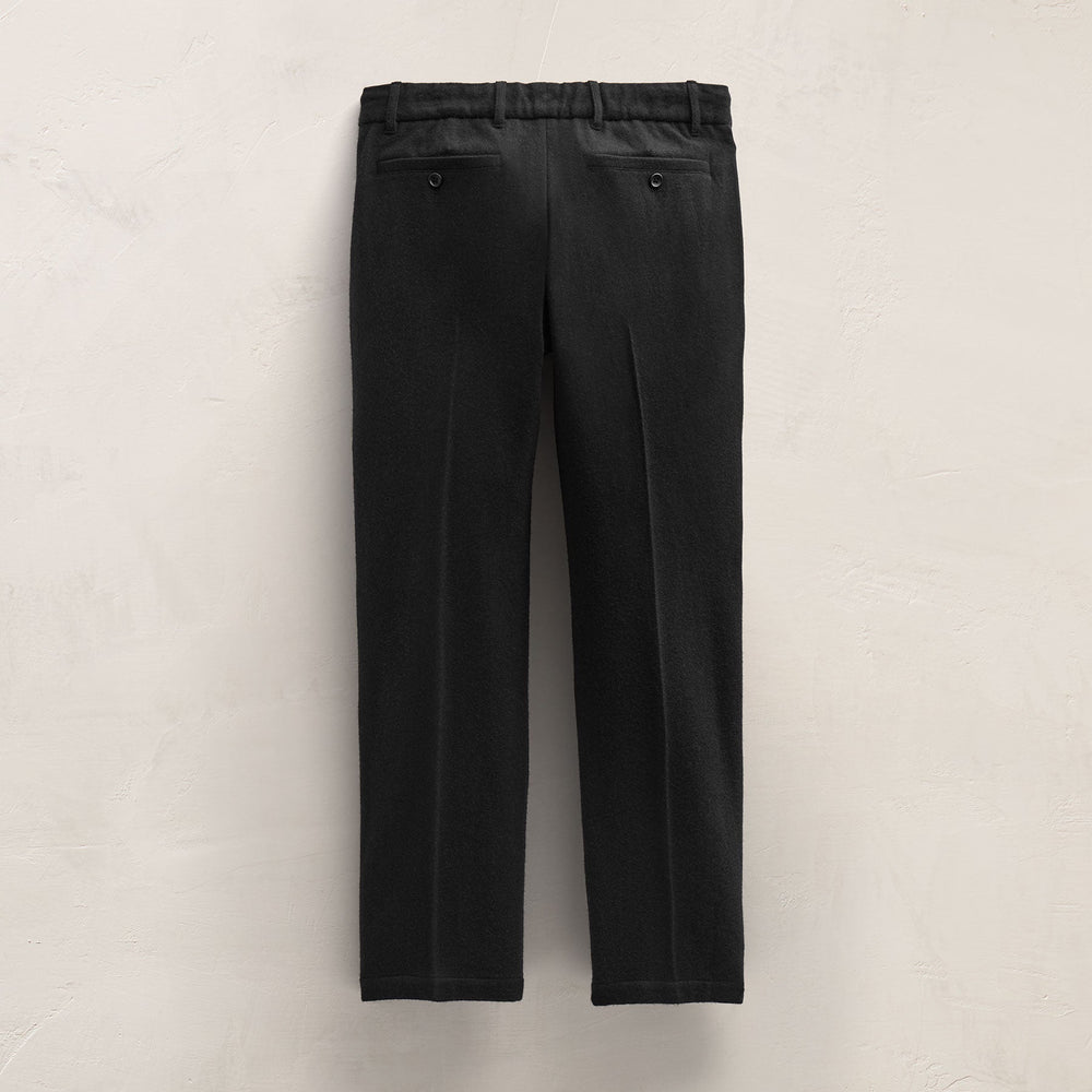 Wool Cashmere Flannel Pant in Black | James Perse Los Angeles FLAT