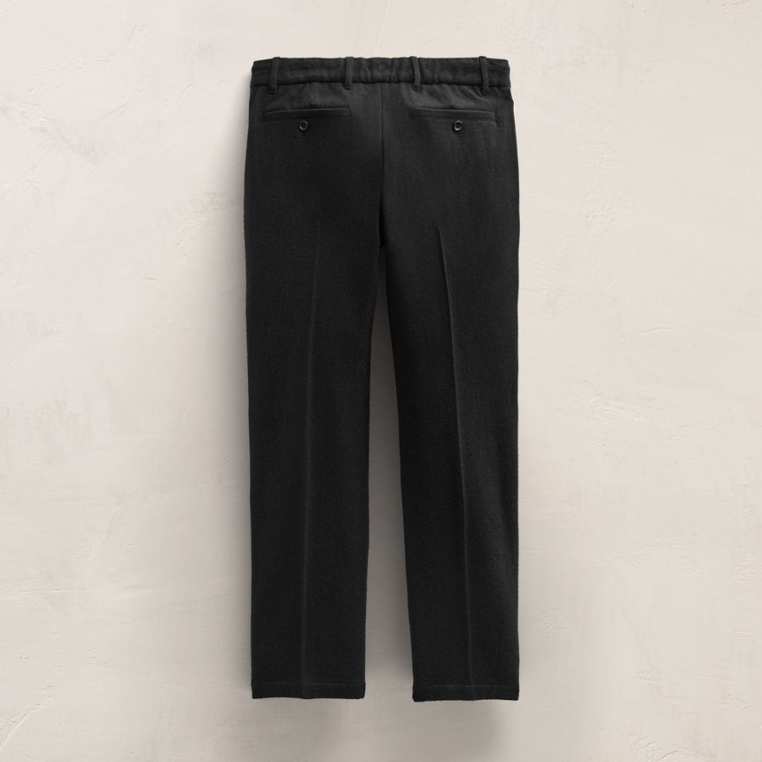 Wool Cashmere Flannel Pant in Black | James Perse Los Angeles FLAT