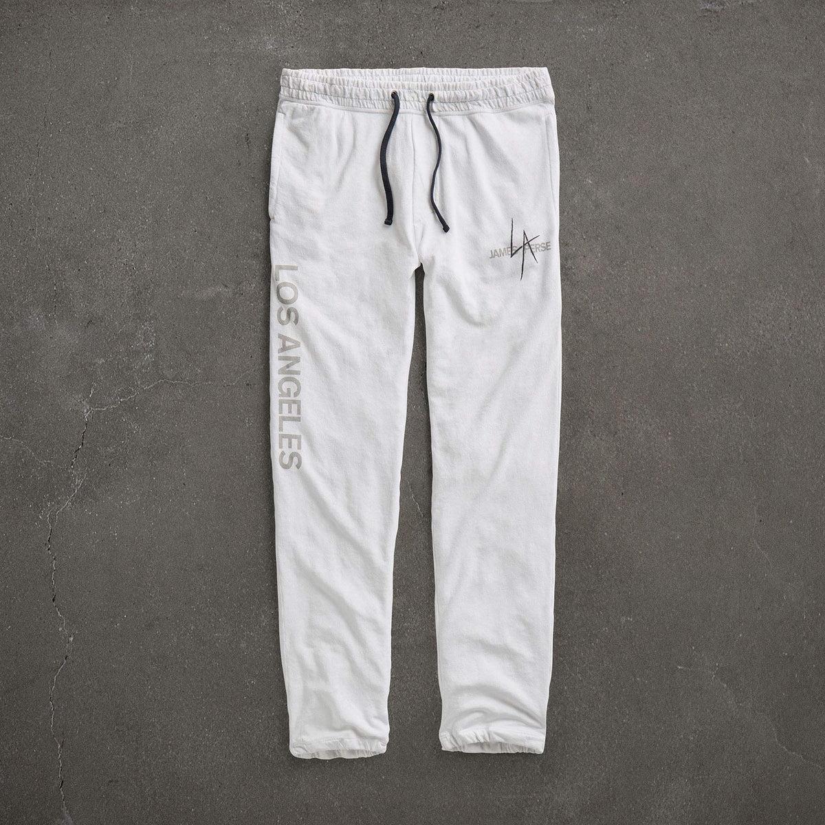JP x LA in Sweat Pant in White | James Perse Los Angeles